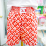 Sorority Scallop Ruffle Shorts