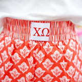 Sorority Scallop Ruffle Shorts
