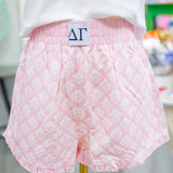 Sorority Scallop Ruffle Shorts