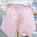 Sorority Scallop Ruffle Shorts