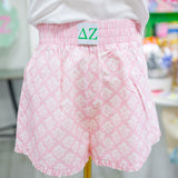 Sorority Scallop Ruffle Shorts