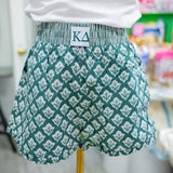 Sorority Scallop Ruffle Shorts