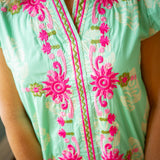 Afternoon Stroll Dress, Green