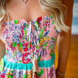 Cleo Convertible Dress, Vintage Scarf