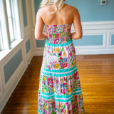 Cleo Convertible Dress, Vintage Scarf