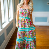 Cleo Convertible Dress, Vintage Scarf