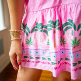 Palm Avenue Dress, Pink