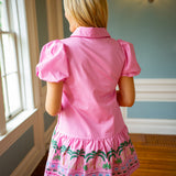 Palm Avenue Dress, Pink