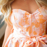 Call It Love Mini Dress, Coral Floral