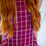 Atlas Plaid Mini Dress, Coco Plum