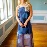 Sapphire Sky Dress, Navy