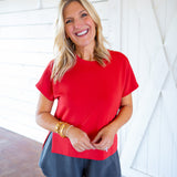 Spanx Airessentials® Crewneck Tee, Lip Stain