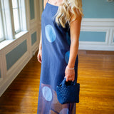 Sapphire Sky Dress, Navy