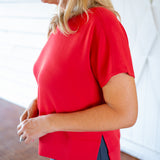 Spanx Airessentials® Crewneck Tee, Lip Stain