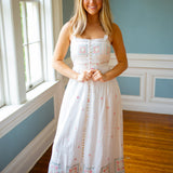 Cerys Dress, Optic White