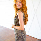 Concrete Jungle Mini Dress, Leopard