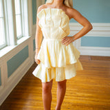 Spotlight Moment Mini Dress, Light Yellow