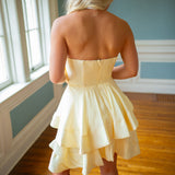 Spotlight Moment Mini Dress, Light Yellow