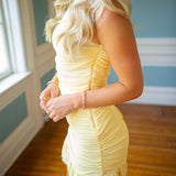 Chasing Sunshine Mini Dress, Yellow