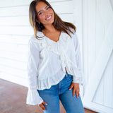 Poetry and Prose Top, Off White