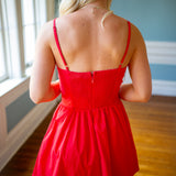 Coastal Crush Mini Dress, Red