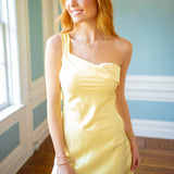 Pure Charm Mini Dress, Yellow