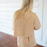 Weekend Ease Top, Tan
