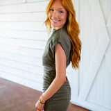 Linabel Dress, Olive