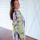 Kimmy Dress, Diagonal Check