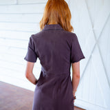 Clementine Dress, Rich Chocolate