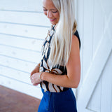 Magnolia Muse Top, Black