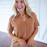 Spanx Airessentials® Button Down, Maplewood