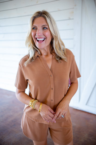 Spanx Airessentials® Button Down, Maplewood