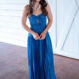 Florence Twist Front Maxi Dress, Slate