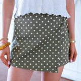 Olive You Skort, Olive/Butter