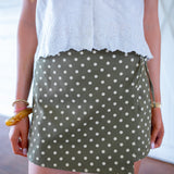 Olive You Skort, Olive/Butter