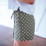 Olive You Skort, Olive/Butter