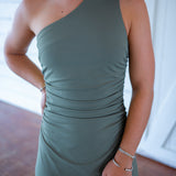 Effortlessly Yours Maxi Dress, Olive