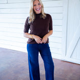 Everyday Edit Top, Brown
