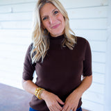 Everyday Edit Top, Brown
