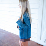 Leslie Denim Chore Jacket, Dirty Denim