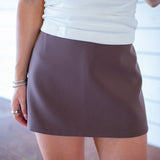 Earth Angel Skort, Chocolate Brown