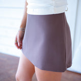 Earth Angel Skort, Chocolate Brown