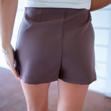 Earth Angel Skort, Chocolate Brown
