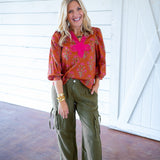 Cargo Ties Pant, Olive Stone
