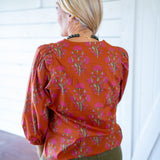 Maple Bloom Top, Brown