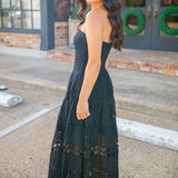 Sun Chaser Midi Dress, Black