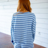 Easy Days Top, Baby Blue/Navy