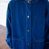 On Your Side Jacket, Indigo