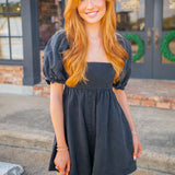 Solo Act Romper, Black